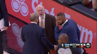 Gregg Popovich Ejected After "Fucking Terrible Ref" Outburst